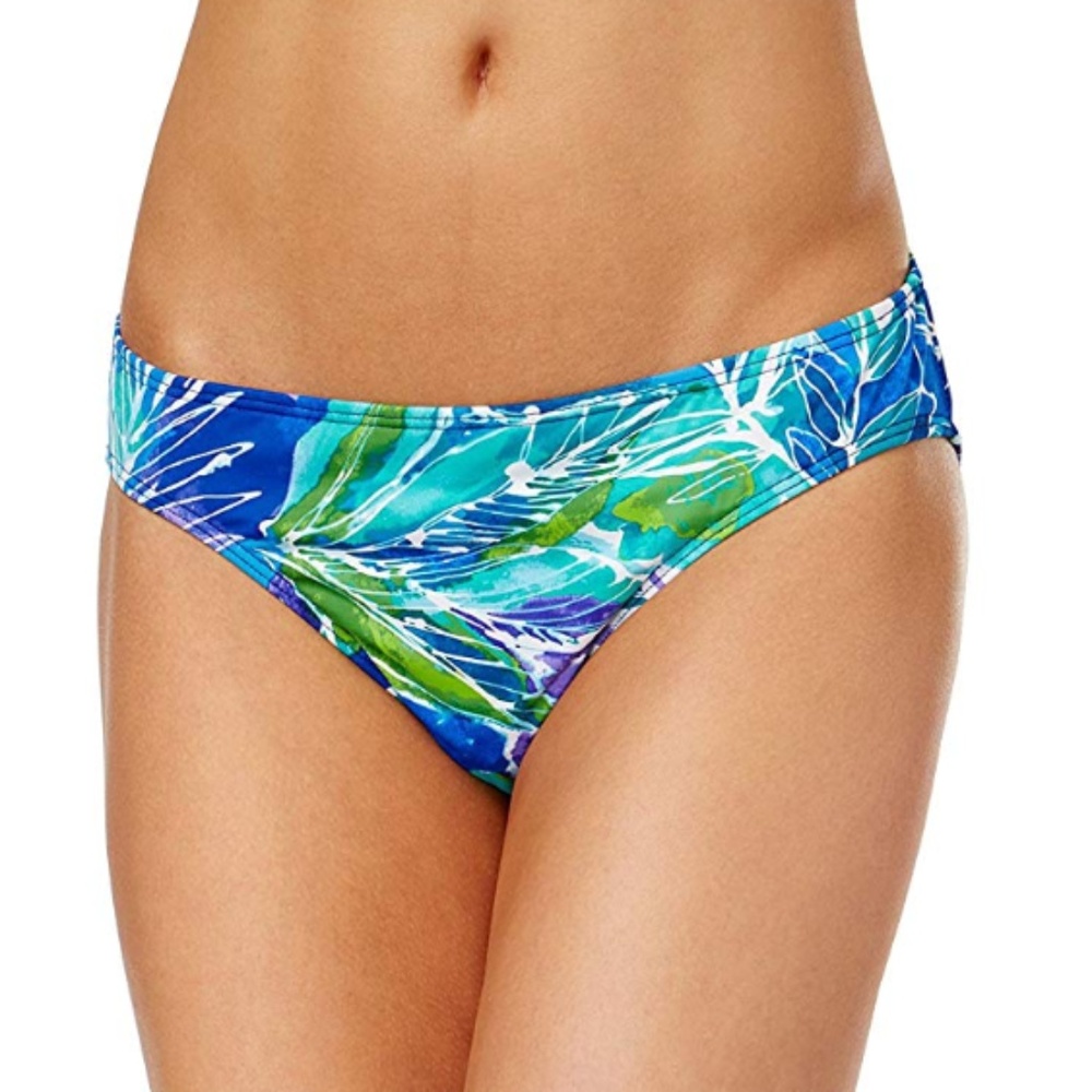 NEW Ralph Lauren Tropical Hipster Bikini Bottoms Palm Trees